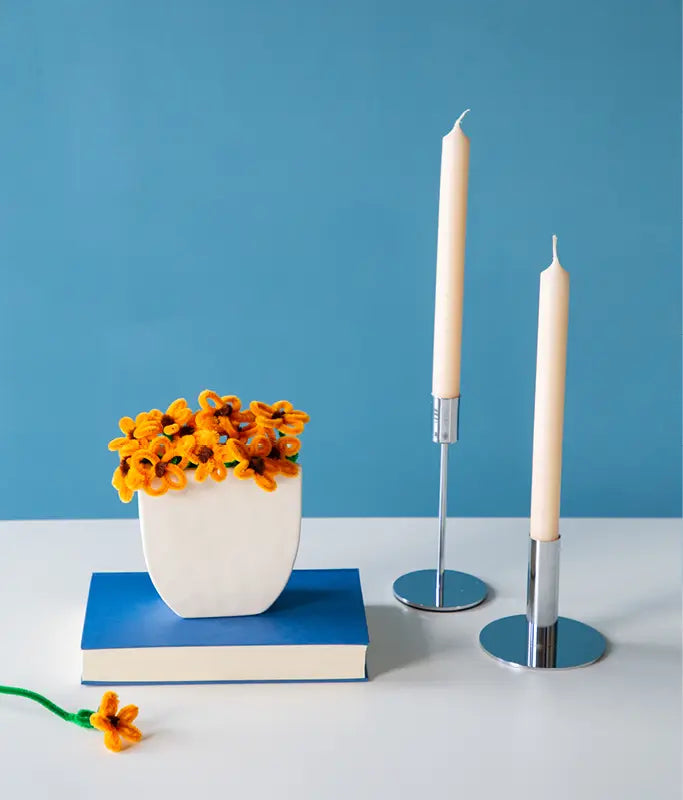 Blumenstrauss aus Chenilledrähten
