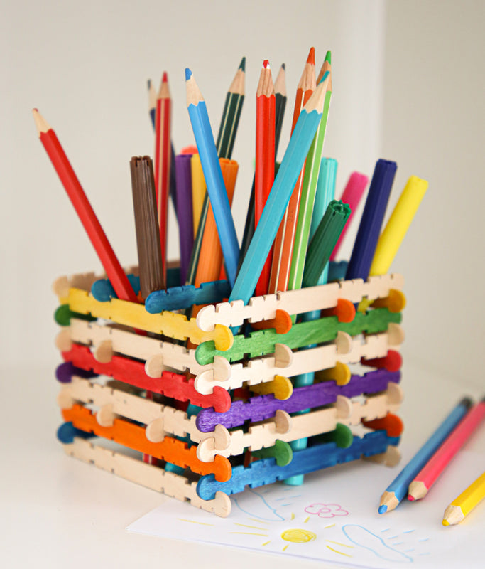Kreative DIY-Spass mit Bastelhölzern zum Stecken!