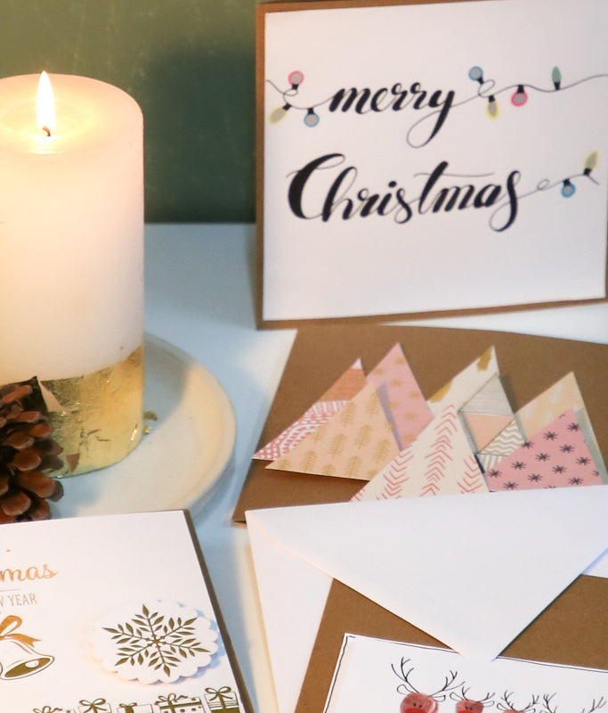 Weihnachtskarten gestalten