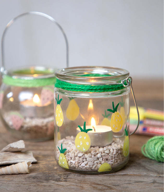 Sommerliche Glaswindlichter