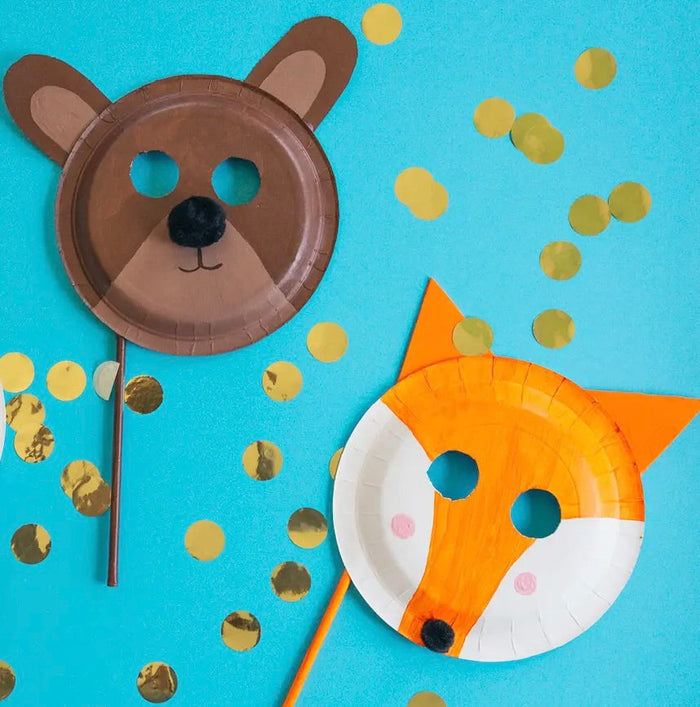 Einfach eine Tiermaske für die Fasnacht basteln