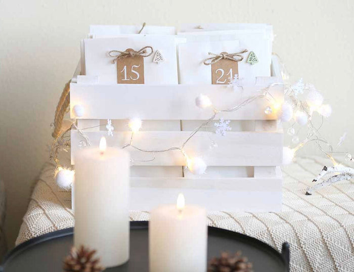 Adventskiste gestalten