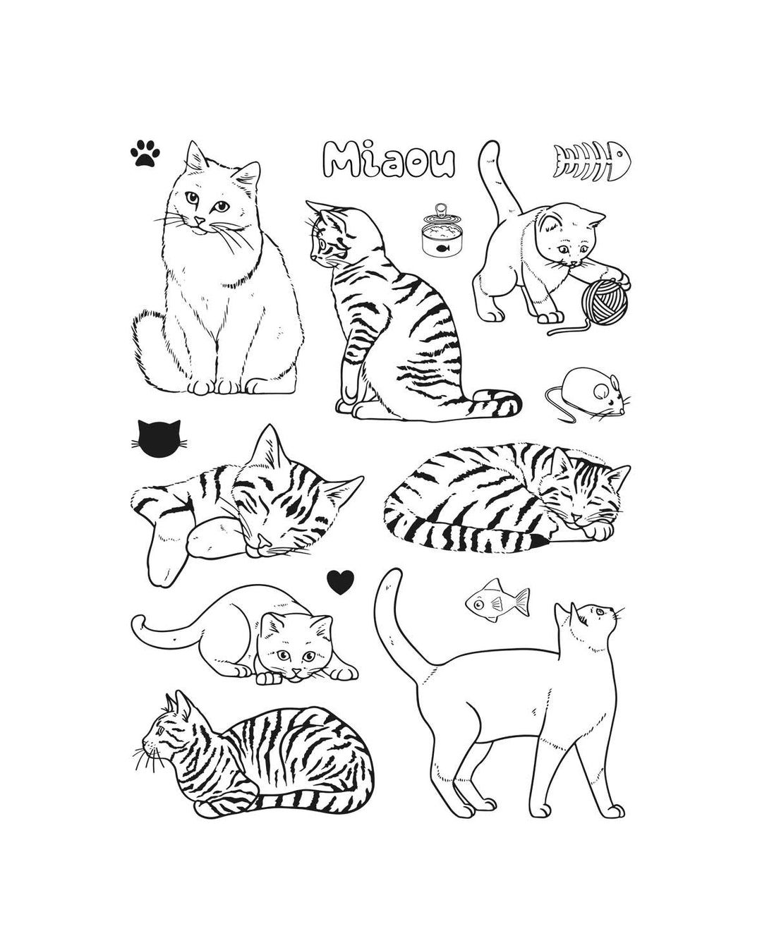 Stamp Set Cats