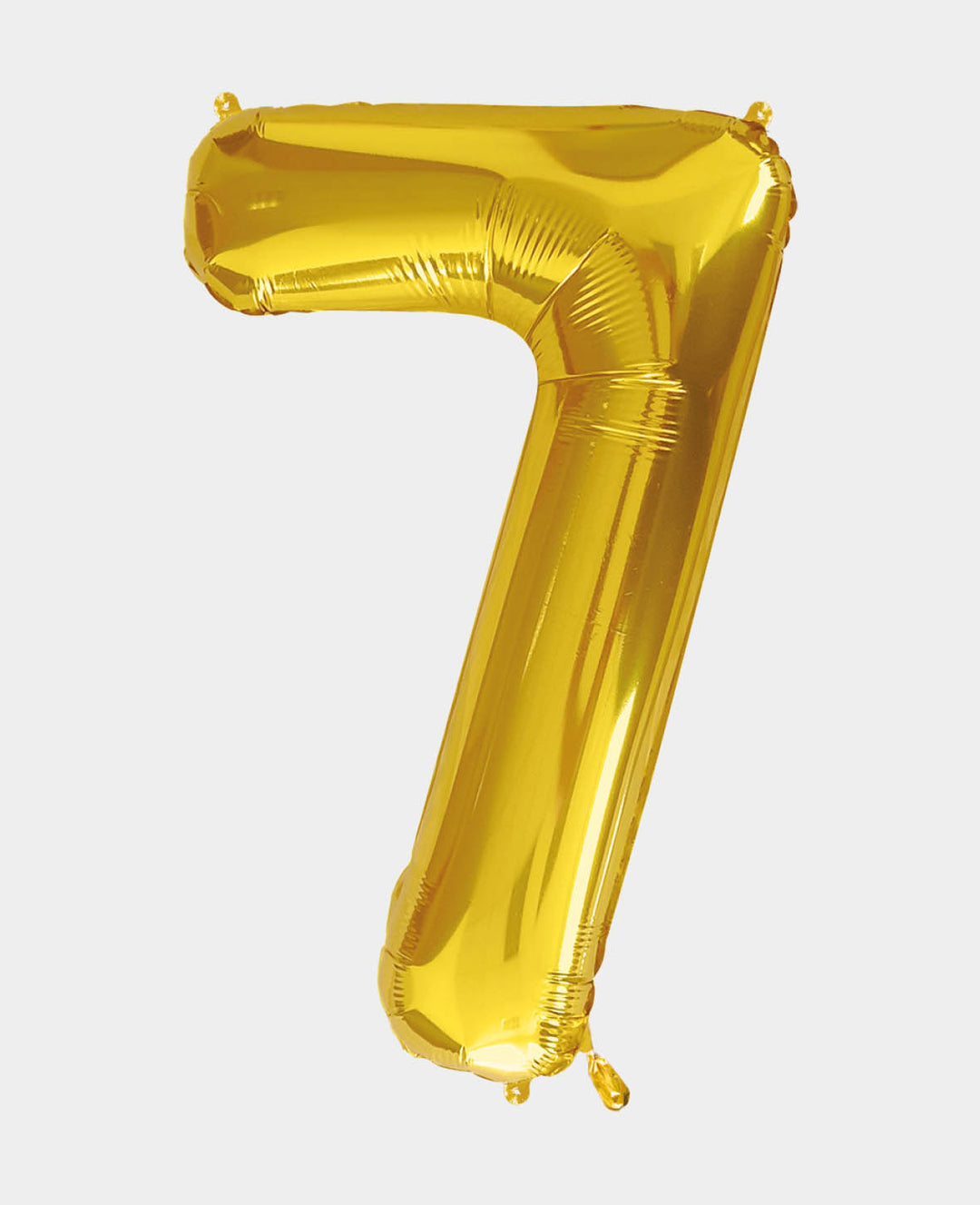 Foil Balloon Number "7", 85 x 50 x 15 cm, Gold