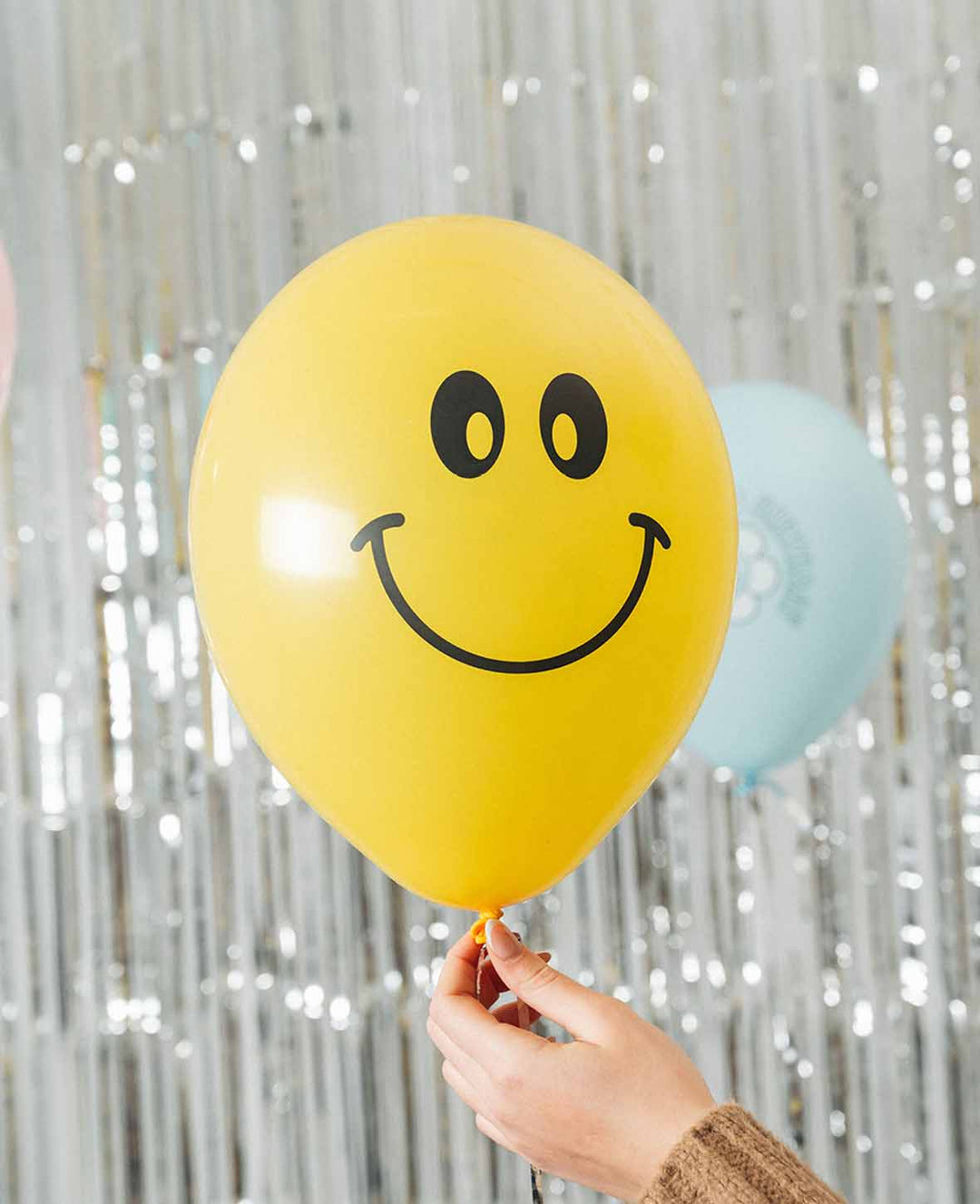 Ballons Smiley, 27 cm, Jaune, 6 p.