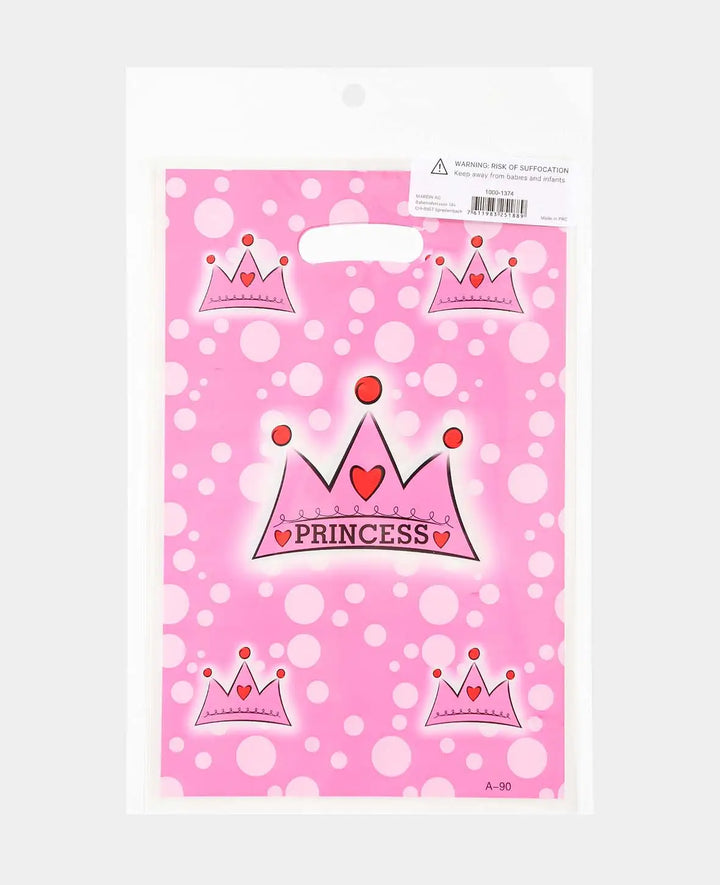 Gift Bag Princess, printed, Pink, 16.3 x 25 cm, 10 pcs.