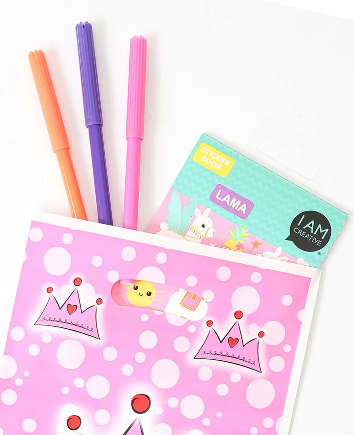 Gift Bag Princess, printed, Pink, 16.3 x 25 cm, 10 pcs.