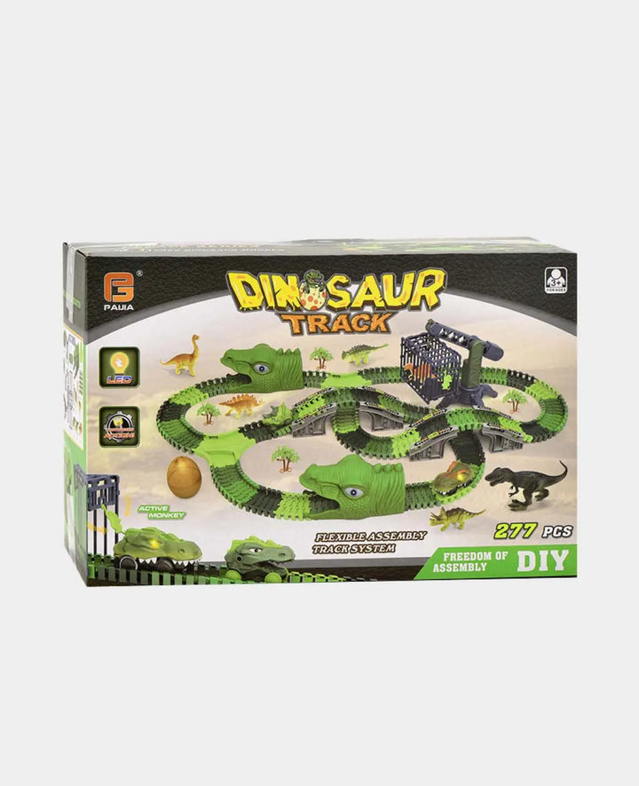 Dino Train, Toy Set with Flexible Track System, Green, 277 Pieces