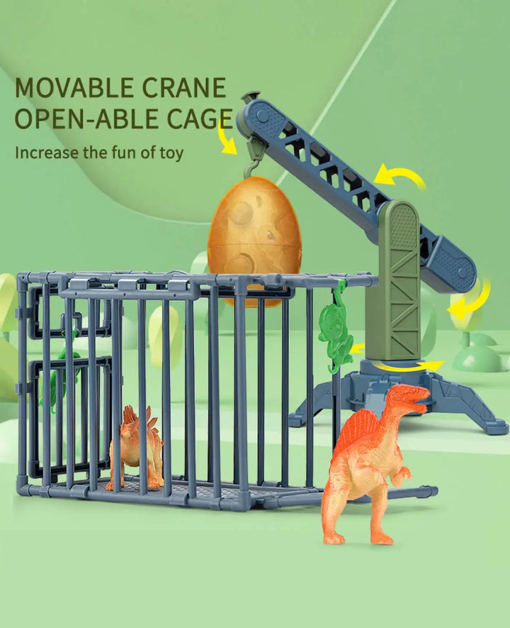 Dino Train, Toy Set with Flexible Track System, Green, 277 Pieces