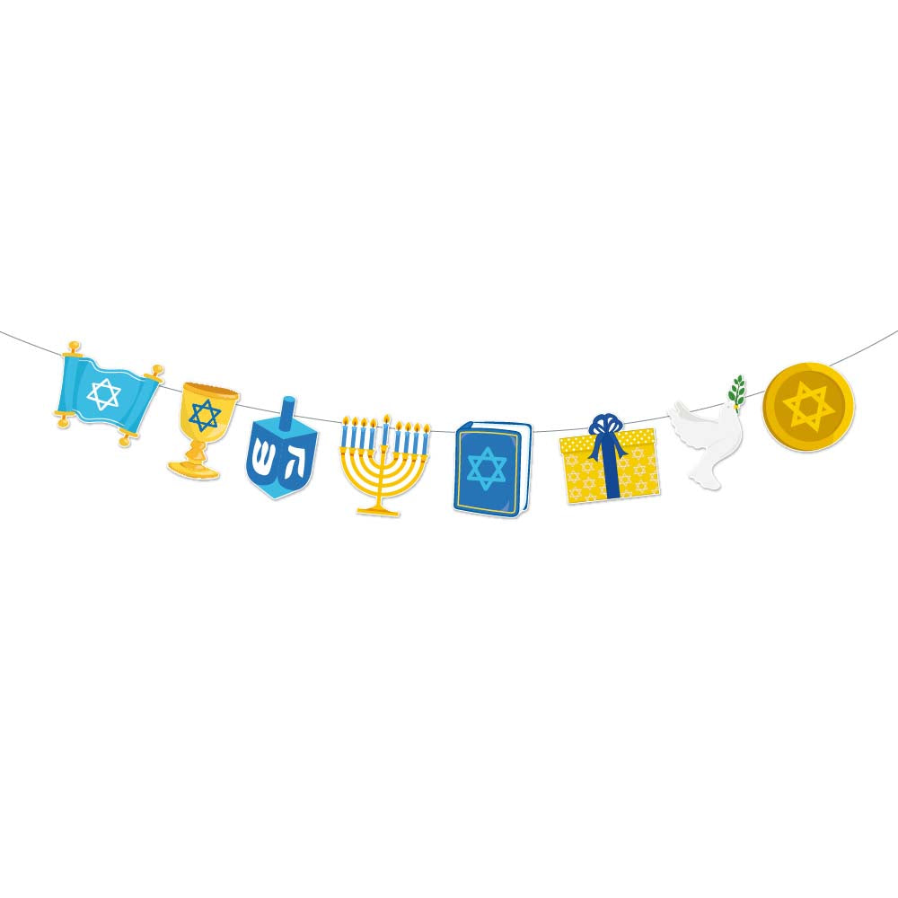 Hanukkah Garland, 3 pcs.