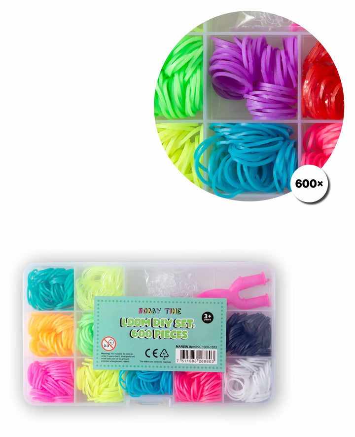 Loom DIY Set, 600 Stk.