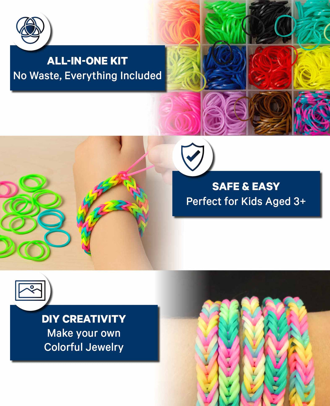 Loom DIY Set, 600 Stk.