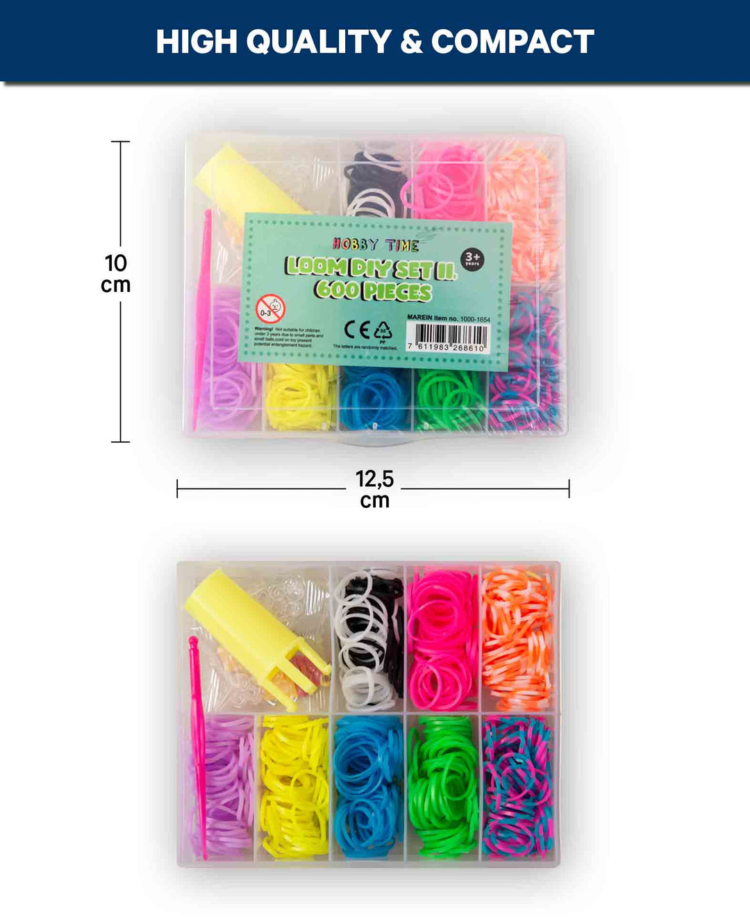 Set DIY Métier à tisser II, 600 pcs