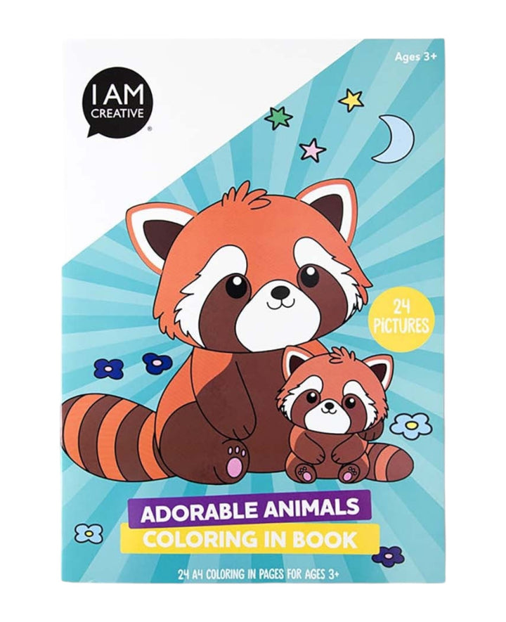 Coloring Book Cute Animals, A4, 24 sheets