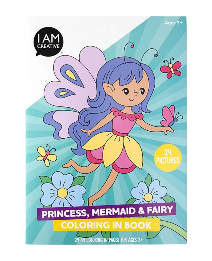 Malbuch Prinzessin, A4, 24 Blatt