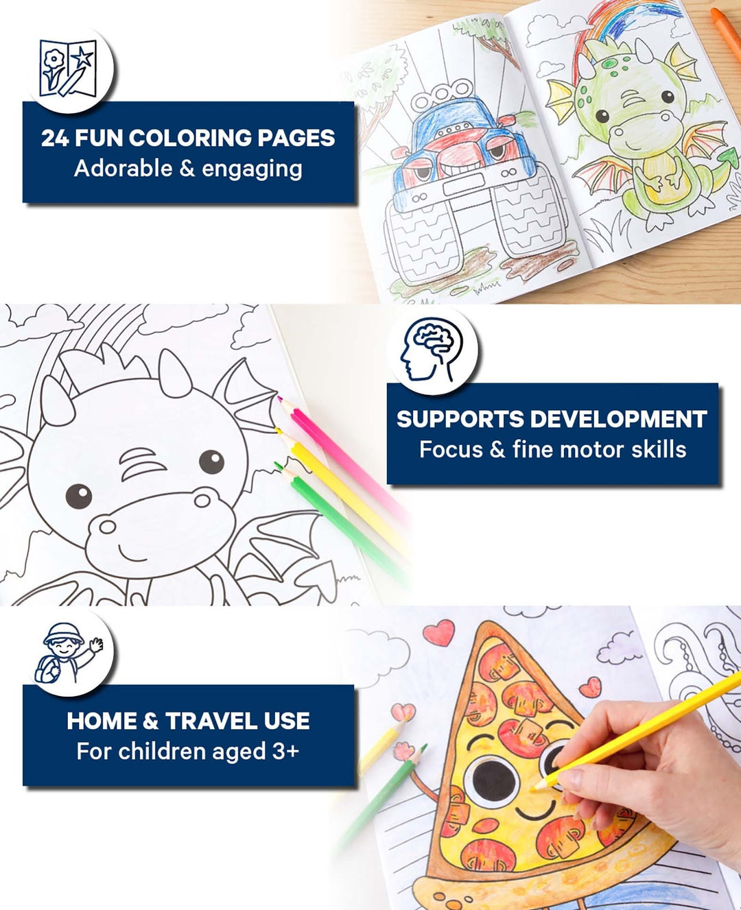 Coloring Book Super Cool, A4, 24 sheets