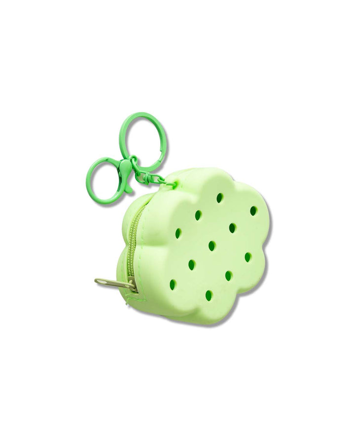 Purse Cloud, for charms green, 6.6 x 8.7 cm, BPA free
