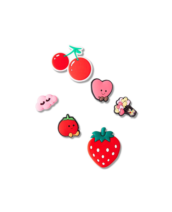 Charms, Silicone, Sweet Fruit, 6 pcs., BPA-free