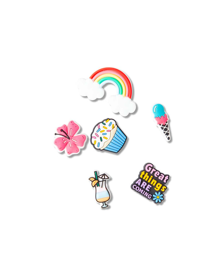 Charms,Silikon, Gute Laune, 6 Stk., BPA frei