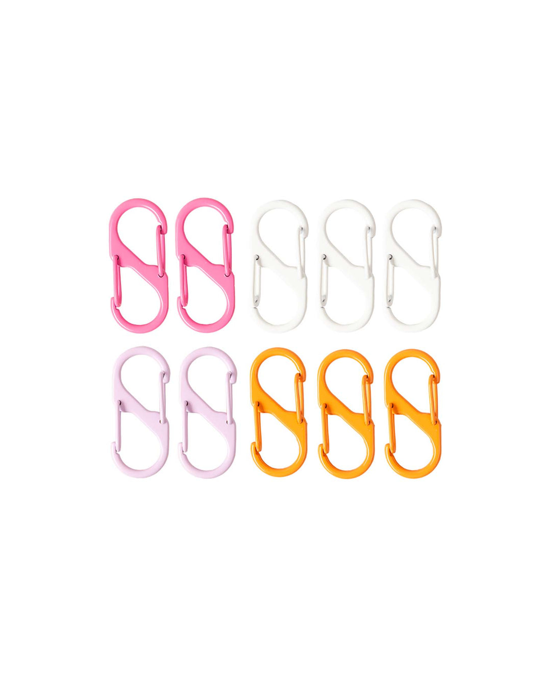 Doppelkarabiner 10 Stk. bunt