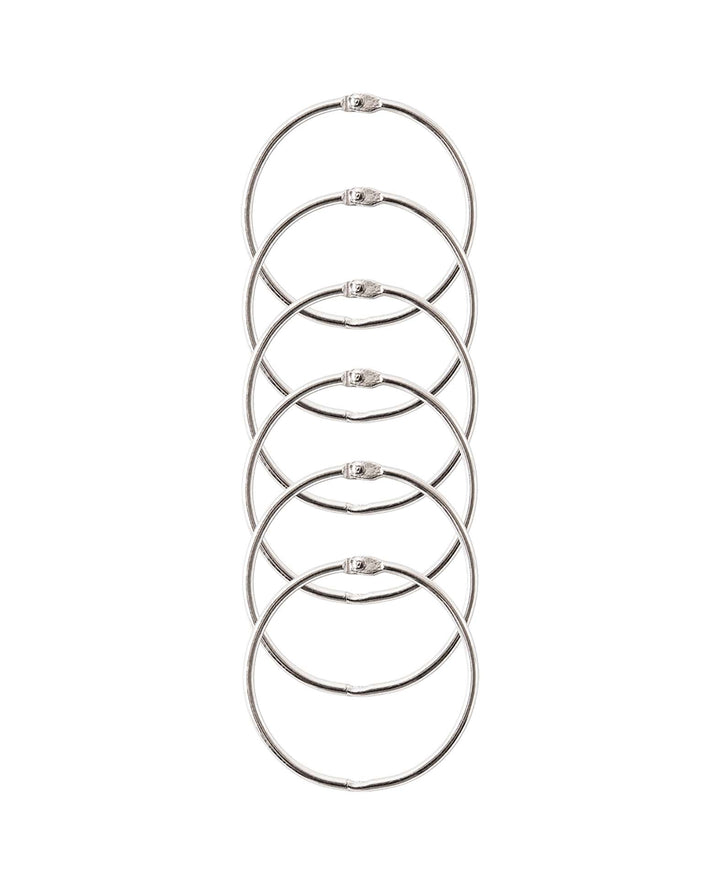 Metallringe zum Öffnen 5 cm, 6 Stk.
