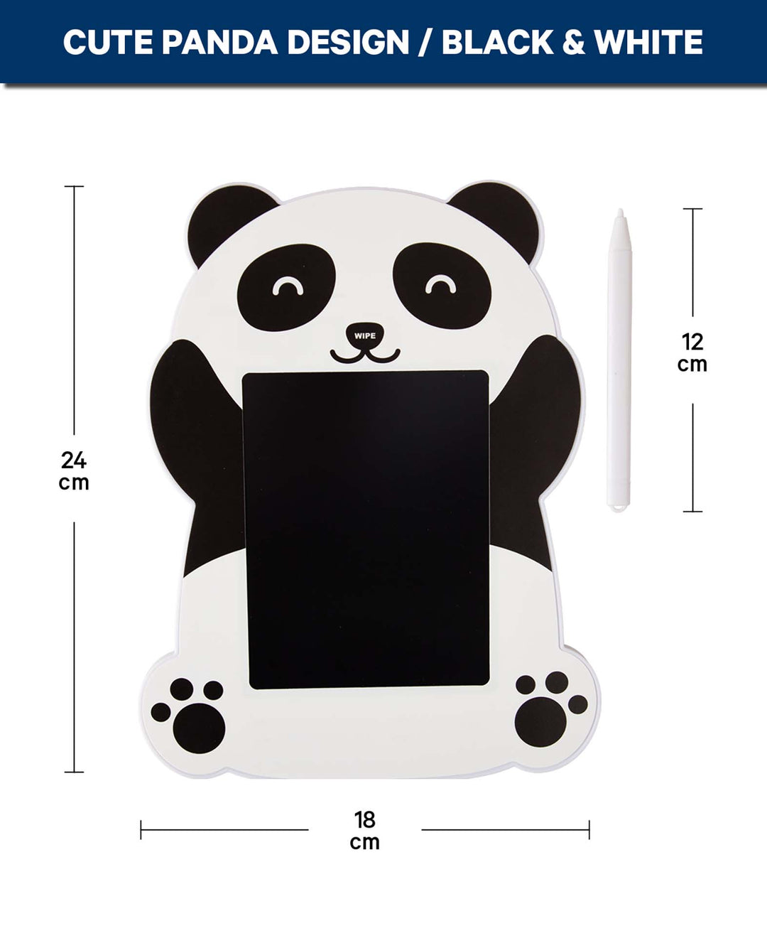 Magische LCD Schreibtafel gross, Panda