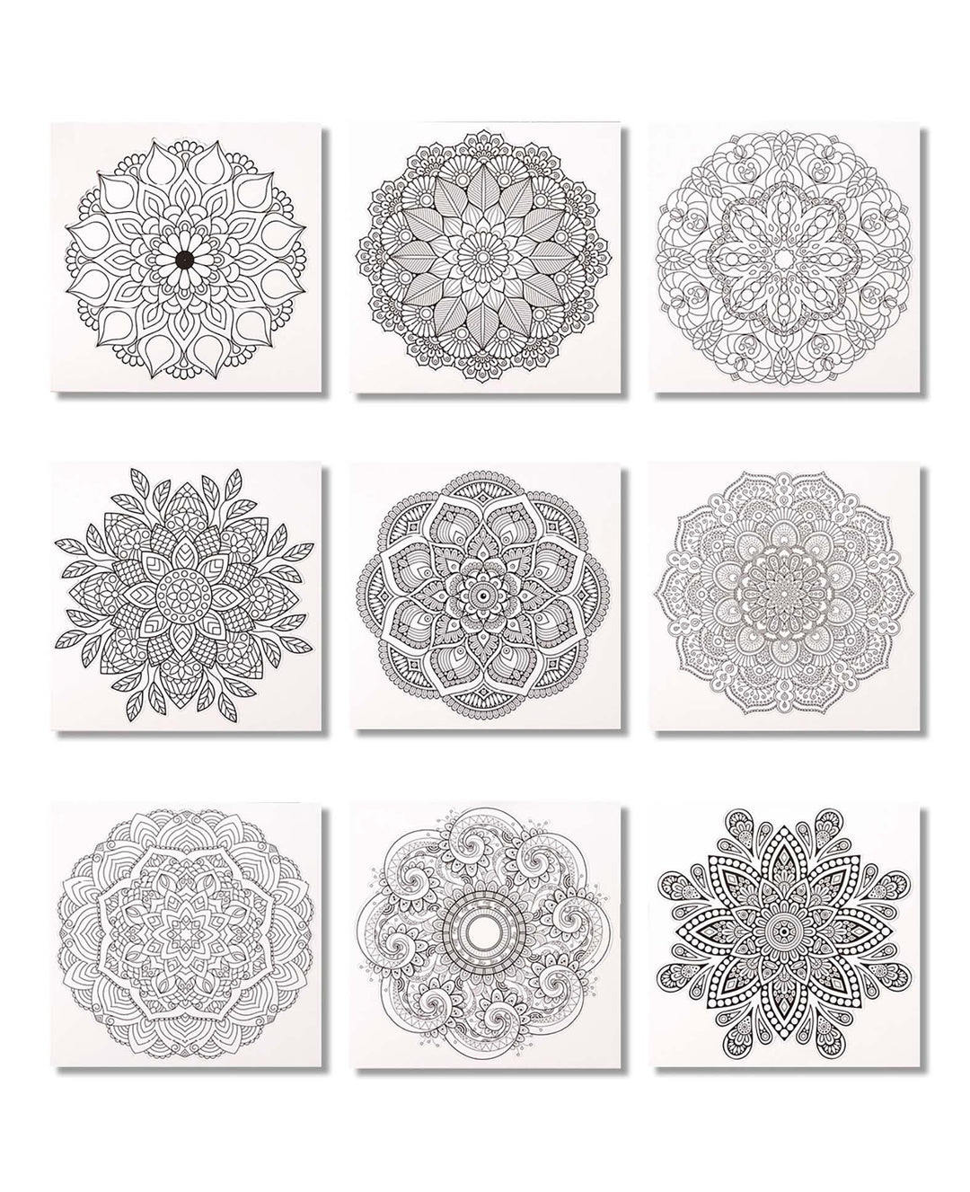 Mandala Malbuch, Lila