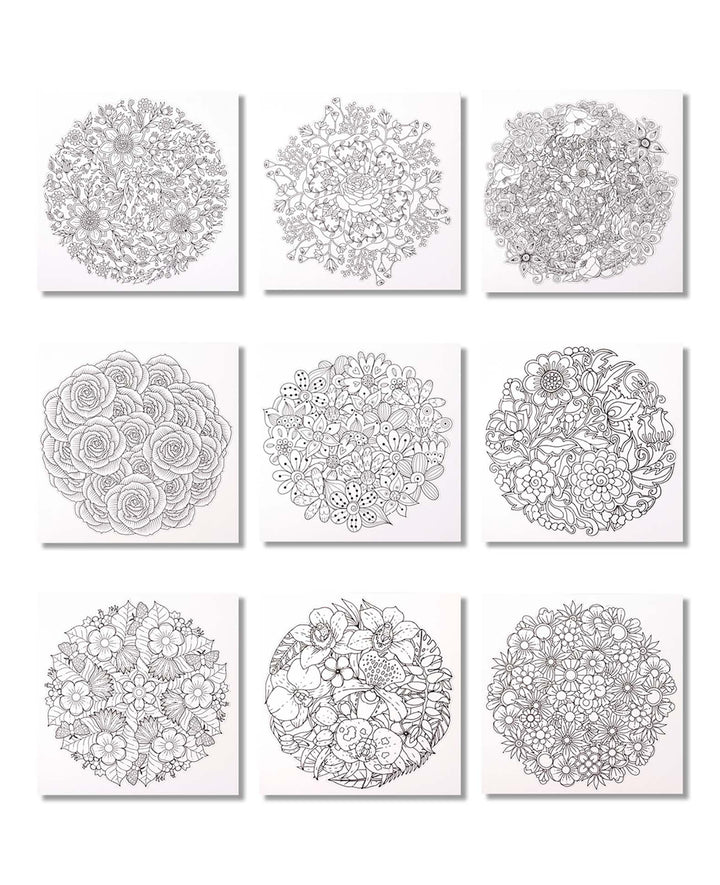Mandala Malbuch, Pink