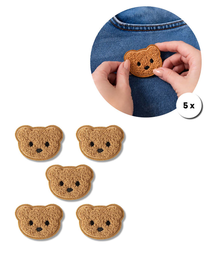 Écusson ours, 5 pces