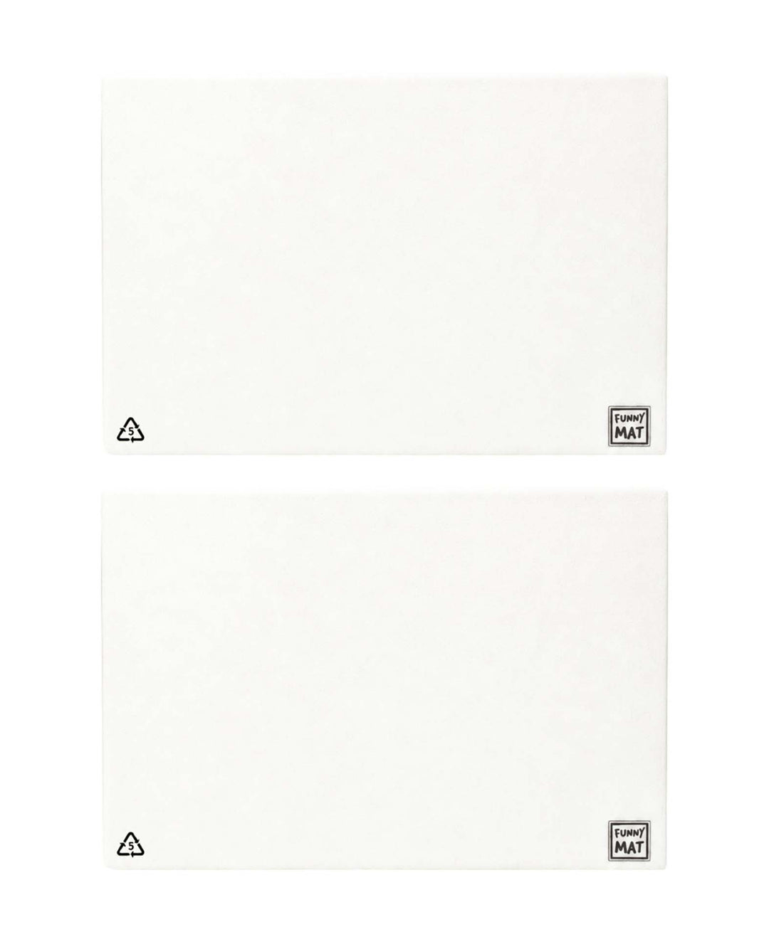 Tischset zum Bemalen Blanko, 25 × 35 cm, 2Stk.