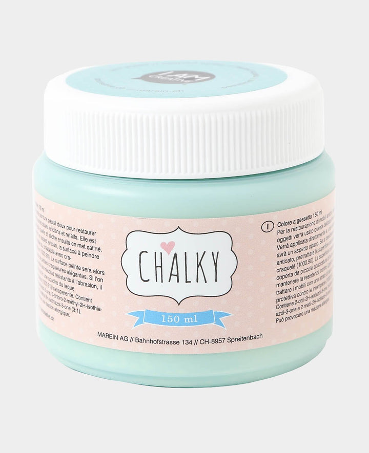 Chalky paint, shabby, vintage, and country style DIY upcycling projects, pastel mint, 150 ml