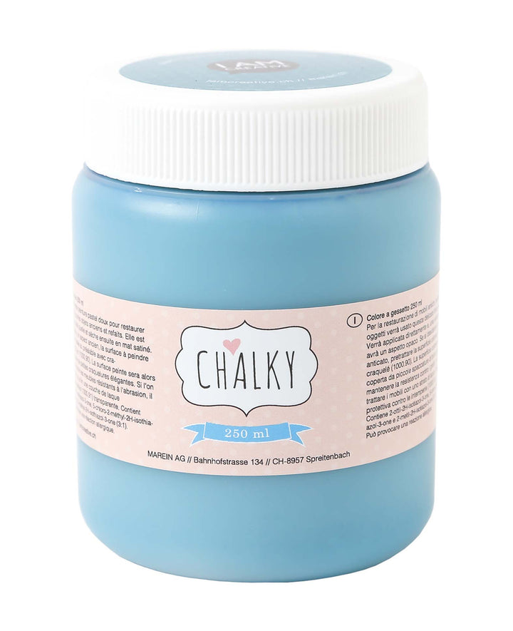 Chalky paint, shabby chic, vintage and country house style DIY upcycling projects, petrol, 250 ml