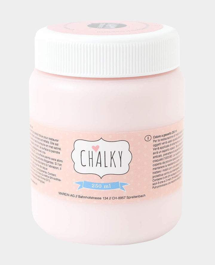 Chalky Paint, Shabby Chic, Vintage, and Country Style DIY Upcycling Projects, Pastel Pink, 250 ml