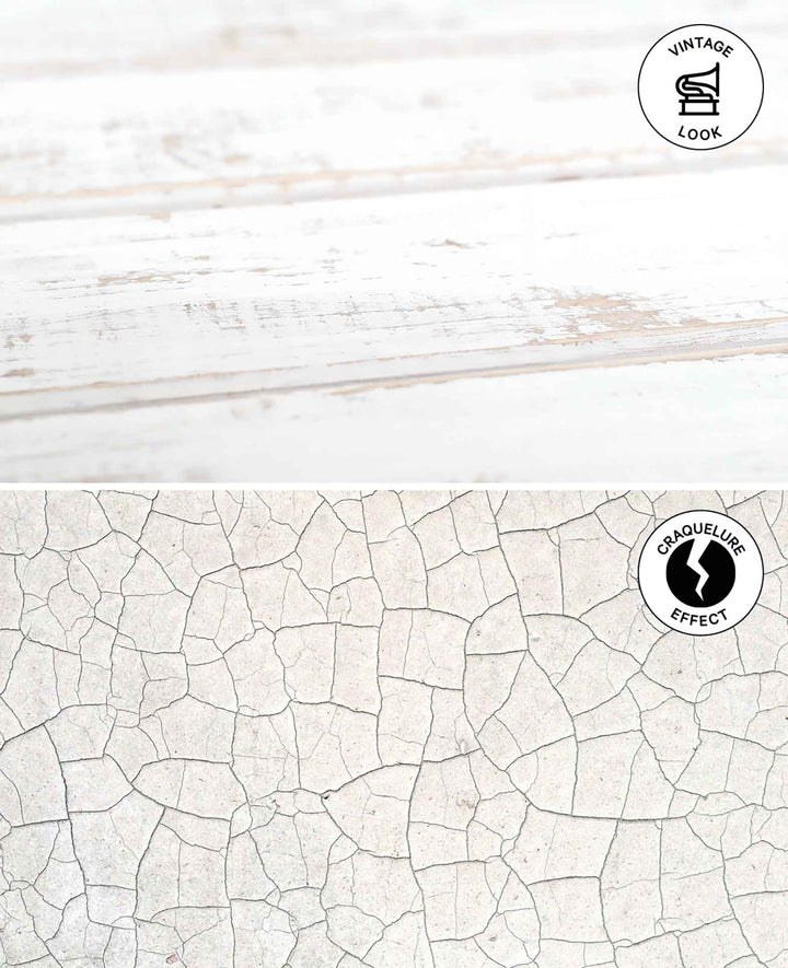 Chalky paint, shabby chic, vintage and country style DIY upcycling projects, white, 150 ml
