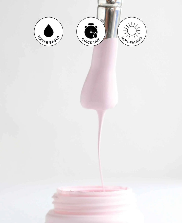 Chalky paint, shabby, vintage, and country-style DIY upcycling projects, pastel pink, 150 ml