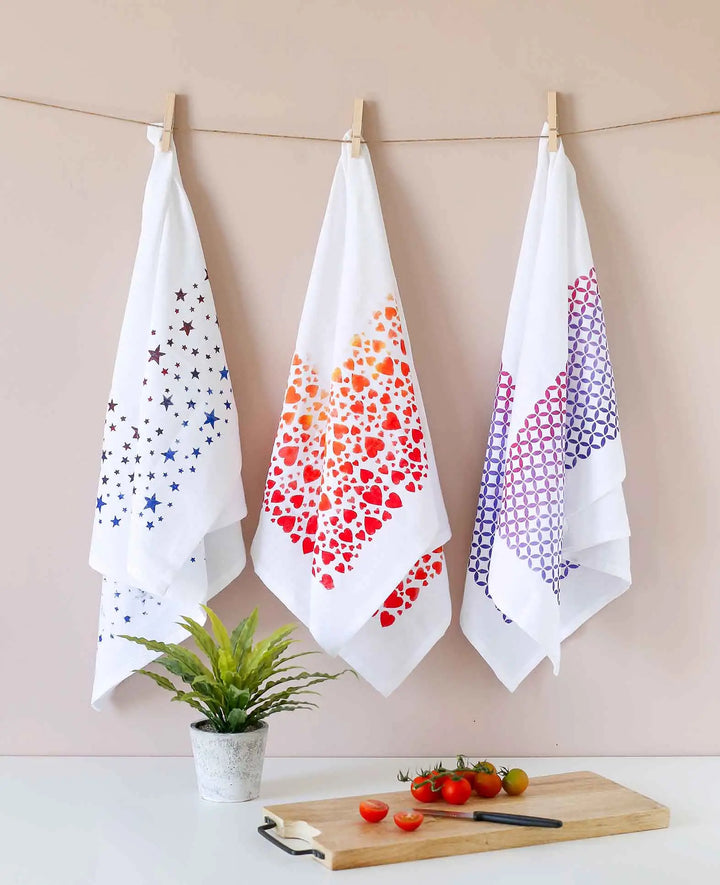 Stenciling Brushes – Natural Bristle Brushes, Ø 6/8/10/12/14 mm, 5 Pieces
