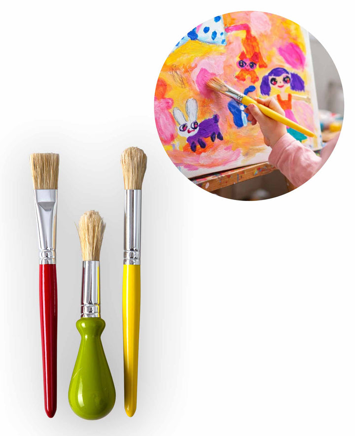 Brush Set Kids, Bristle, 3 pc., FSC