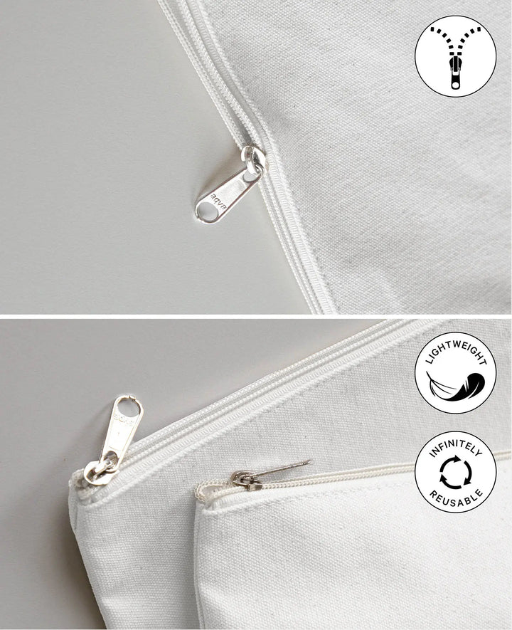 Trousse de toilette, blanc, 23 x 15 cm, 1 pièce