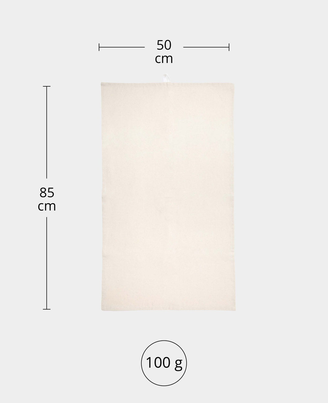Kitchen towel, natural, 50 x 85 cm, 1 pc.