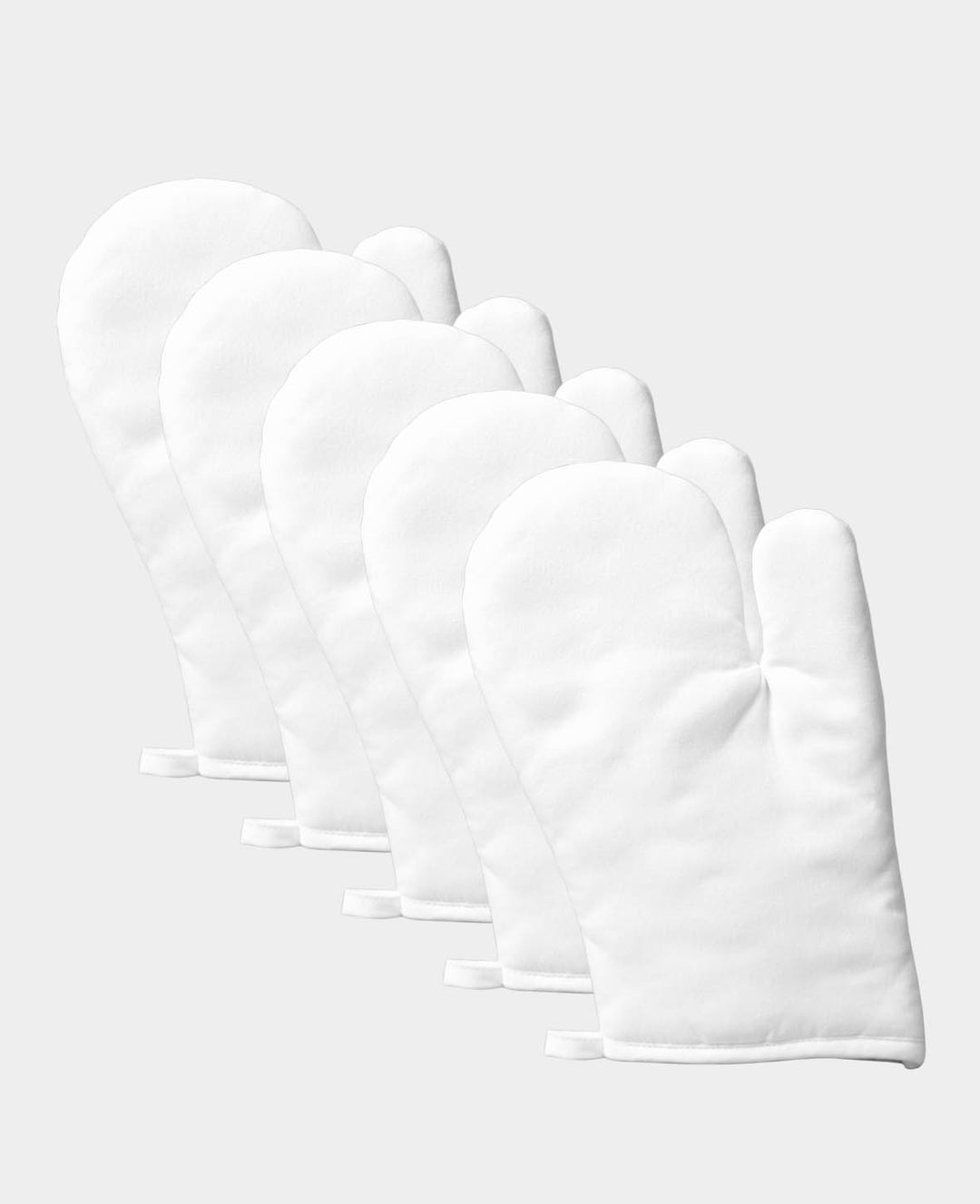 Oven Mitts, White, 20 x 30 cm, 5 pcs.