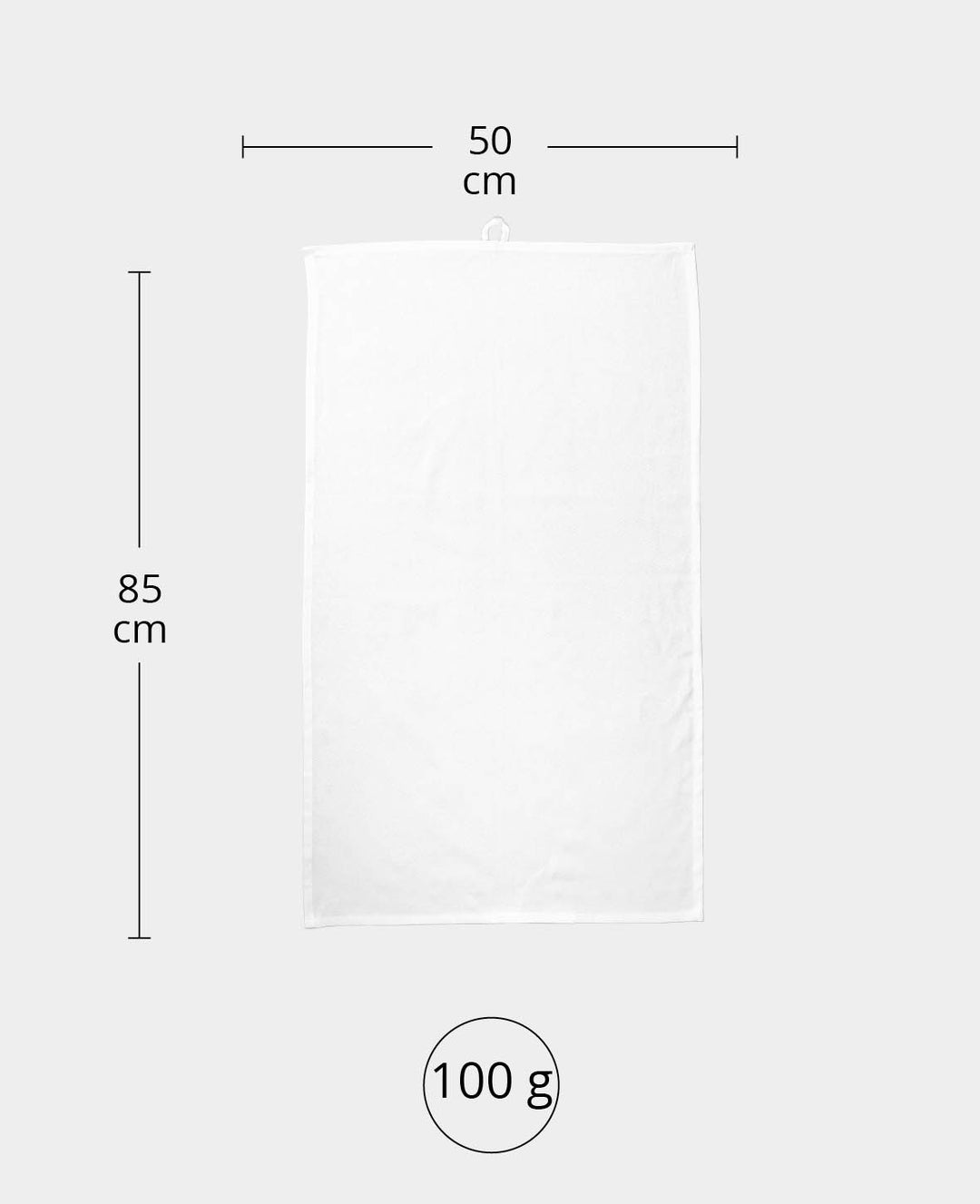 Kitchen towel, white, 50 x 85 cm, 1 pc.