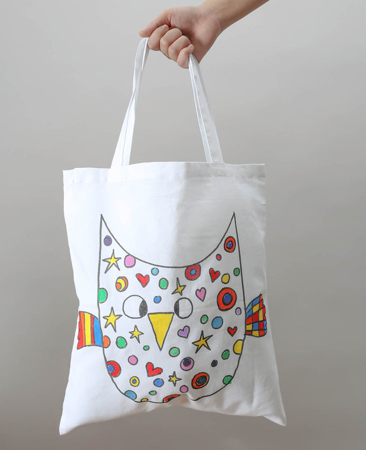 Bag with short handles, white, 38 x 42 cm, 8 pcs.