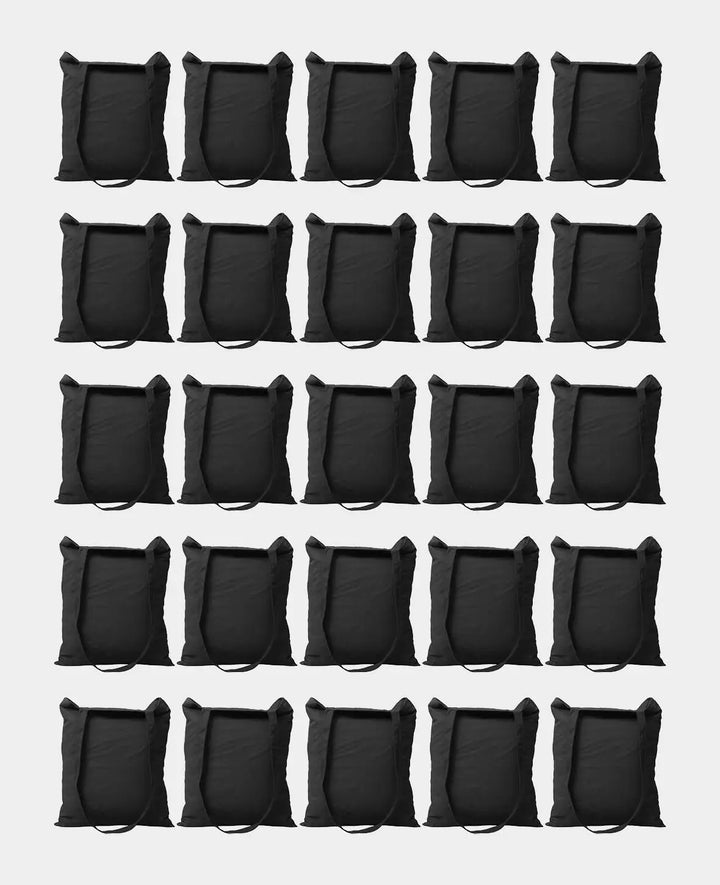 Bag long handle, black, 38 x 42 cm, 25 pcs.