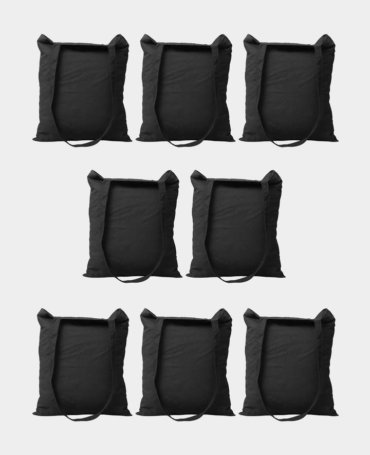 Bag Long Handle, Black, 38 x 42 cm, 8 pcs.