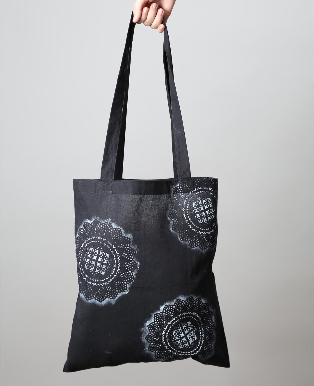 Bag long handle, black, 38 x 42 cm, 25 pcs.