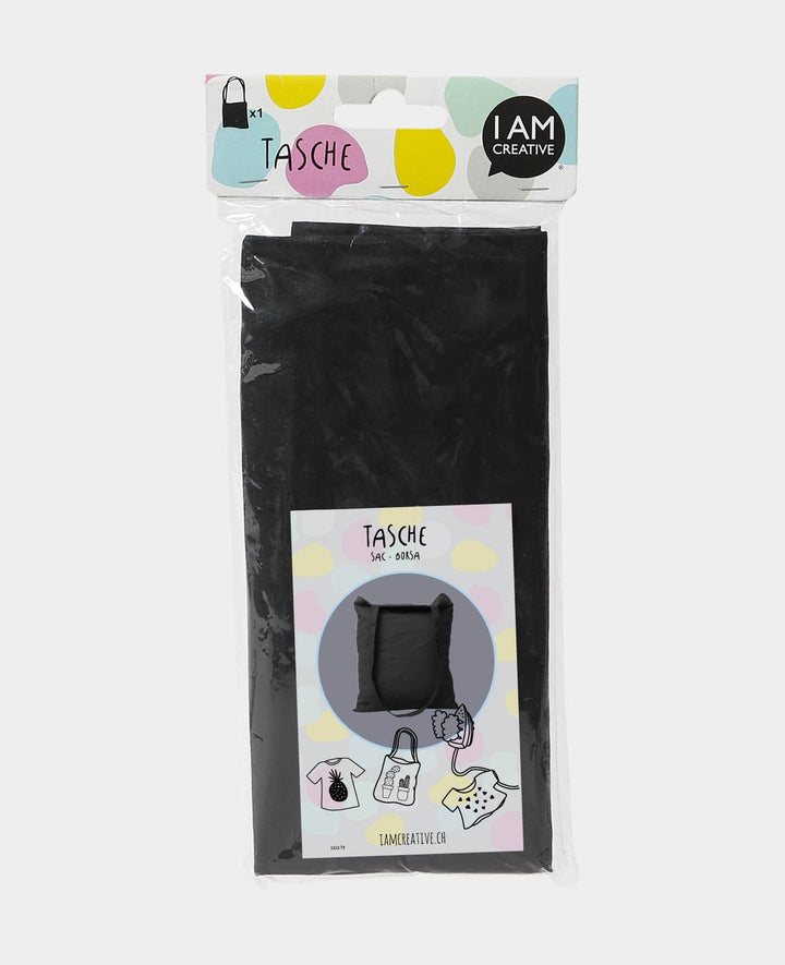 Long-handle Bag, Black, 38 x 42 cm, 1 pc.