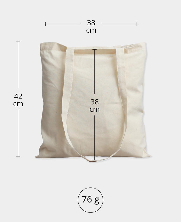Bag Long Handle, Ecru, 38 x 42 cm, 25 pcs.