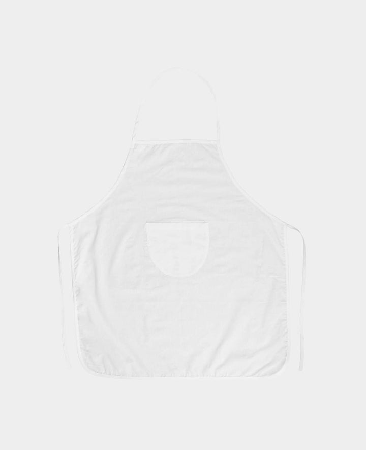 Apron, white, 66 x 72 cm (M)