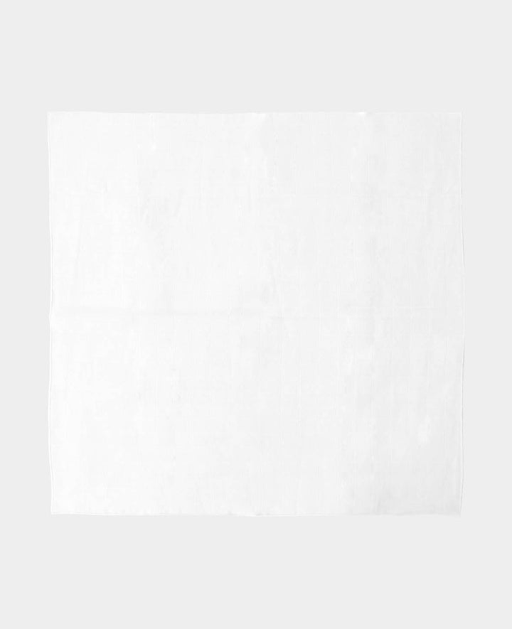 Organic Muslin Cloth, 100% Cotton Muslin Square for Babies and for Embroidering, Printing, Painting and Stamping, White, 62 x 62 cm