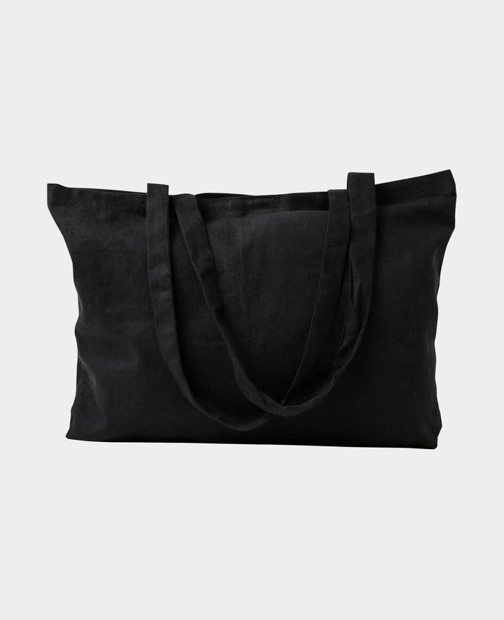 Shopper Fabric Bag, Black, 48 x 10 x 34 cm